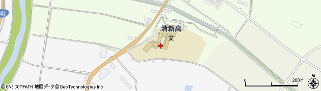 清新高等学校周辺の地図
