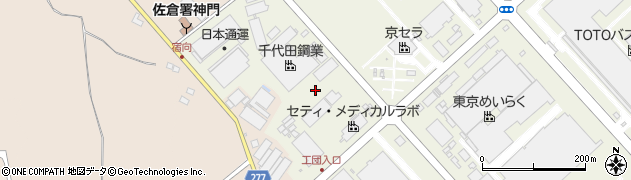 株式会社タダノテクノ東日本周辺の地図