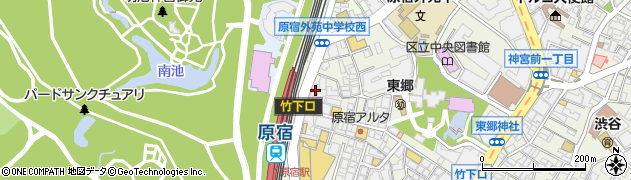 さくら水産 原宿竹下口店周辺の地図