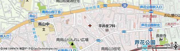 東京都世田谷区南烏山3丁目12周辺の地図
