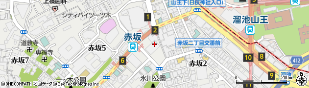 東京都港区赤坂2丁目14-27周辺の地図