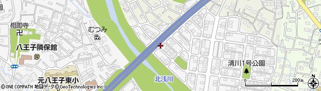 東京都八王子市清川町43周辺の地図