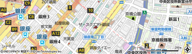株式会社ケイ・ウノ　銀座本店周辺の地図