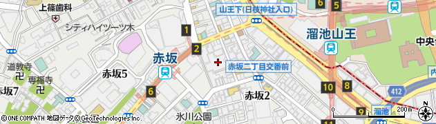 東京都港区赤坂2丁目14-5周辺の地図