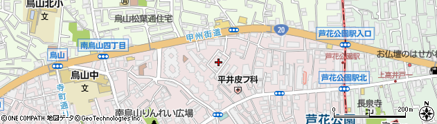 東京都世田谷区南烏山3丁目14周辺の地図