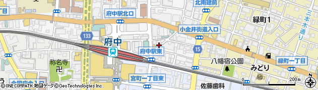 東京都府中市府中町2丁目2周辺の地図