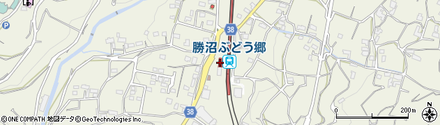 勝沼ぶどう郷駅周辺の地図