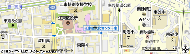 西友東陽町店周辺の地図