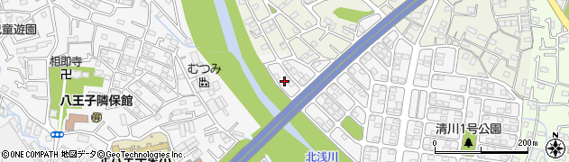 東京都八王子市清川町48周辺の地図