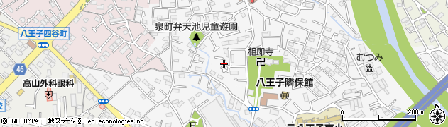 東京都八王子市泉町1166周辺の地図