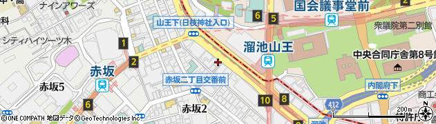 赤坂心療内科クリニック周辺の地図