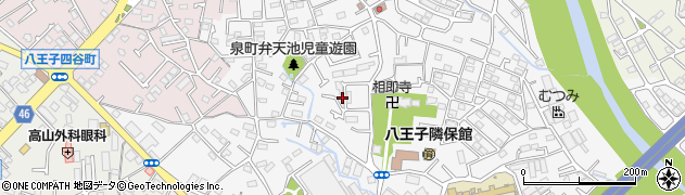 東京都八王子市泉町1165周辺の地図