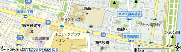サイクルベースあさひ　東砂店周辺の地図