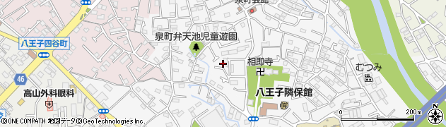 東京都八王子市泉町1169周辺の地図