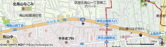 東京都世田谷区南烏山3丁目22周辺の地図
