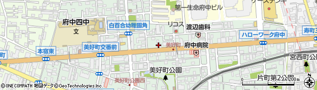 東日本銀行府中支店 ＡＴＭ周辺の地図