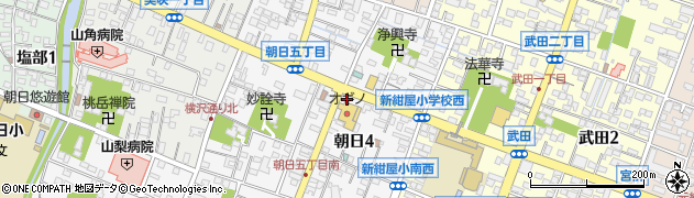 株式会社オスカー　オギノ朝日店周辺の地図