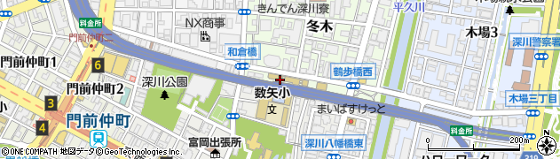 東京都江東区冬木1周辺の地図