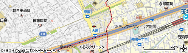 アクティ笹塚周辺の地図