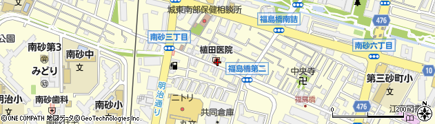 東京都江東区南砂周辺の地図