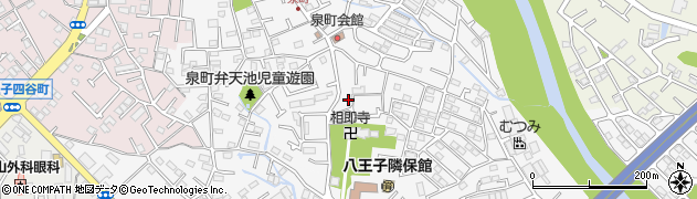 東京都八王子市泉町1161周辺の地図