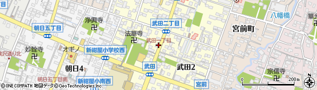 武田一丁目周辺の地図