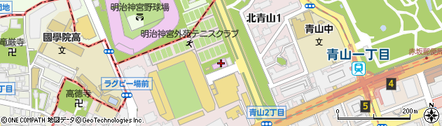 神宮テニスクラブ周辺の地図