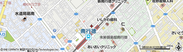 柏井クリーニング南行徳店周辺の地図