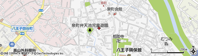 東京都八王子市泉町1181周辺の地図