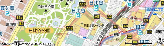 東京都千代田区有楽町1丁目1周辺の地図