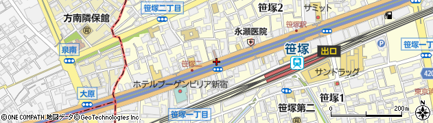 笹塚二丁目周辺の地図