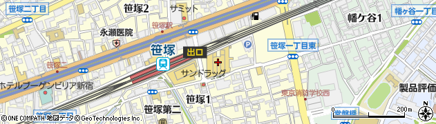 ビアンカ トゥエンティーワン 笹塚店(Bianca Twenty One)周辺の地図