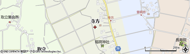 千葉県横芝光町（山武郡）寺方周辺の地図