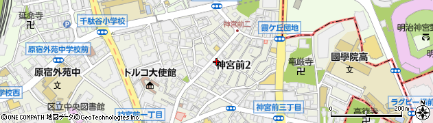 香港ロジ 原宿店周辺の地図