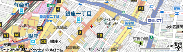 東京銀座シンタニ歯科口腔外科クリニック周辺の地図