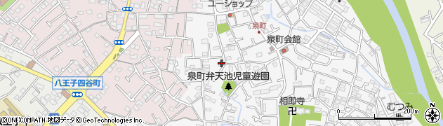 東京都八王子市泉町1192周辺の地図