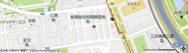 株式会社エスシー　船橋第１センター周辺の地図