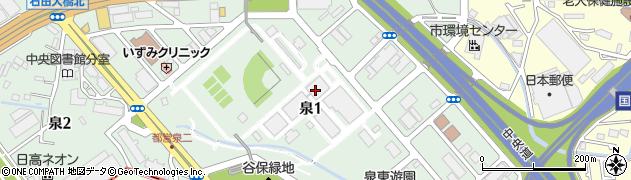 東京都下水道局　北多摩二号水再生センター周辺の地図