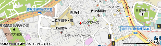 東京地所株式会社周辺の地図