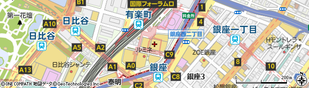 東京都千代田区有楽町2丁目7-1周辺の地図