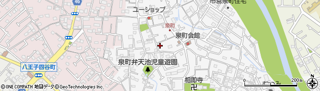 東京都八王子市泉町1291周辺の地図