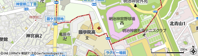 日本青年館ホテル　ＣｏｎｆｅｒｅｎｃｅＲｏｏｍ　ＹＥＬＬＯＷ周辺の地図