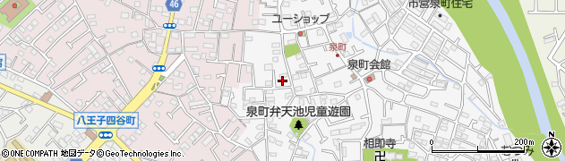 東京都八王子市泉町1193周辺の地図