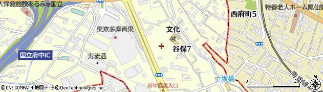 東京都国立市谷保7丁目11周辺の地図