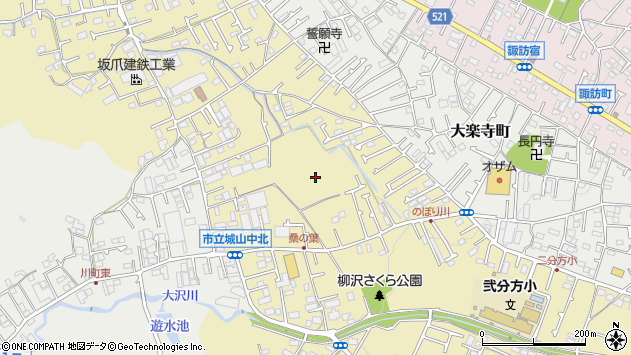 〒193-0822 東京都八王子市弐分方町の地図
