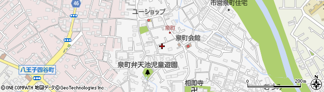 東京都八王子市泉町1290周辺の地図
