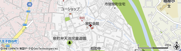 東京都八王子市泉町1345周辺の地図