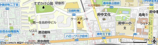 パソコンクリニック　府中店内店周辺の地図