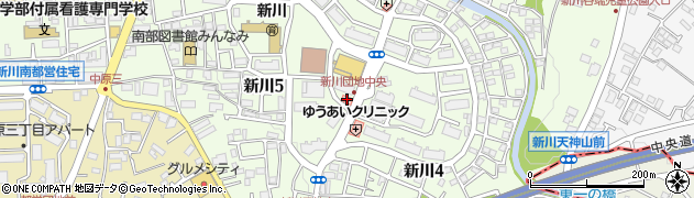 東京都三鷹市新川5丁目6-21周辺の地図