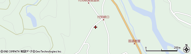 岐阜県中津川市付知町（中倉屋）周辺の地図